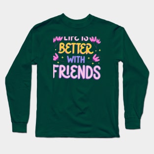 text flowers Long Sleeve T-Shirt